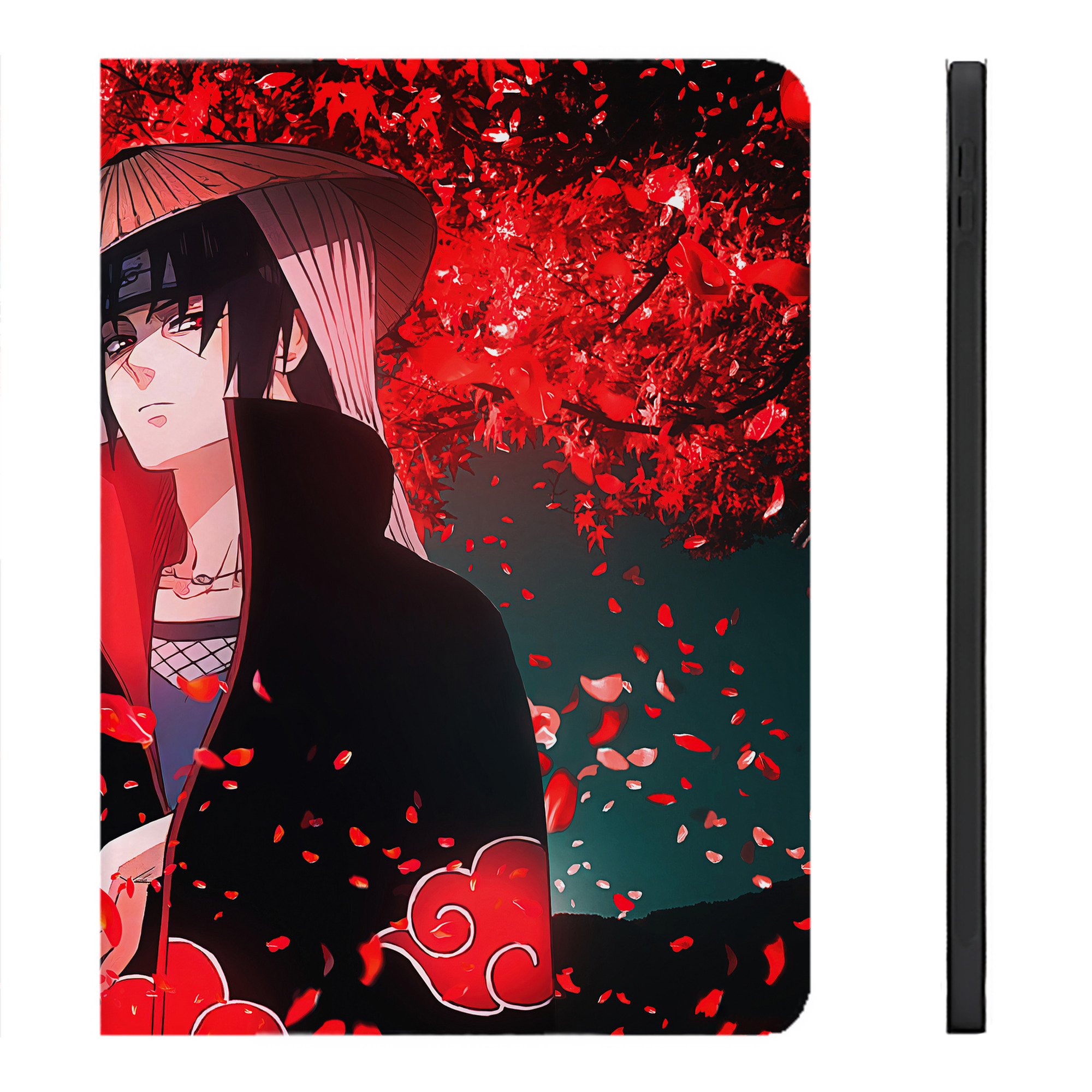 （画像用） NARUTO -ナルト- NARUTO -ナルト- 疾風伝 IPadケース ペンホルダー付き ブックスタイルデザイン